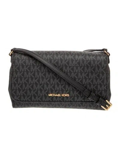 Pre-owned Michael Kors Crossbody Bag In Black