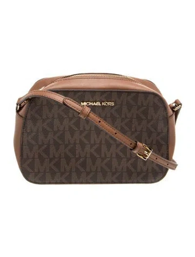 Pre-owned Michael Kors Crossbody Bag In Brown