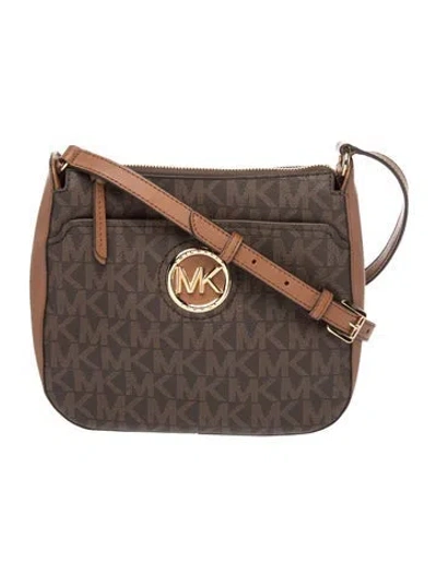 Pre-owned Michael Kors Crossbody Bag In Brown