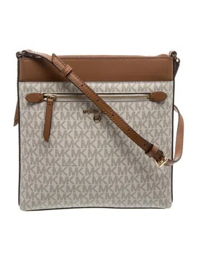 Pre-owned Michael Kors Crossbody Bag In Neutral