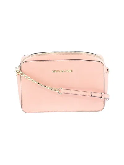 Pre-owned Michael Kors Crossbody Bag In Pink