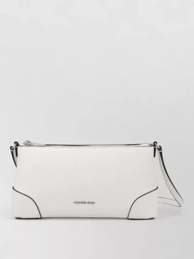 Michael Kors Crossbody Bag Satchel Adjustable Strap Hardware In White