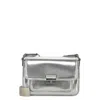 Michael Kors Medium Bradshaw Shoulder Bag In Silver