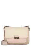 Michael Kors Medium Bradshaw Shoulder Bag In White