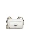 Michael Kors Bradshaw Monogram Flap-pocket Shoulder Bag In White