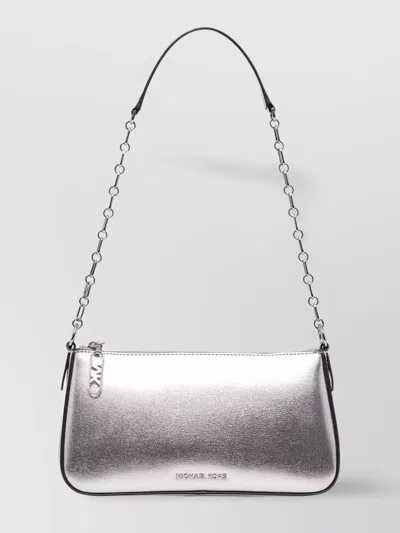 Michael Kors Crossbody Bag With Chain Strap And Metallic Finish