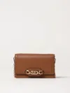 Michael Kors Extra-small Heather Bag In Brown Leather In Leather