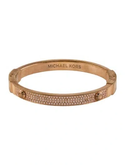 Pre-owned Michael Kors Crystal Astor Pavé Bracelet, 7" In Multi