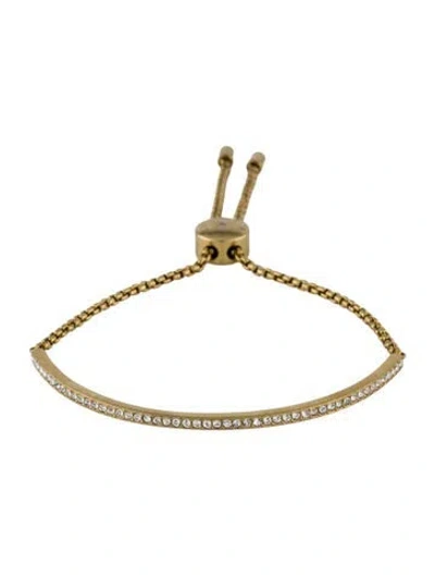 Pre-owned Michael Kors Crystal Bracelet, 8" In Multi