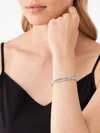 Michael Kors Crystal-embellished Chain Bracelet In Metallic