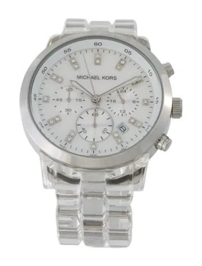 Pre-owned Michael Kors Crystal Watch, 43mm In Multi