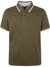 Michael Kors Greenwich Polo Shirt Contrast Trim In Green