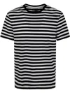 Michael Kors Sleek Crew Stripe In Black  