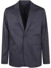 Michael Kors Tech Blazer Buttoned Cuffs In Black