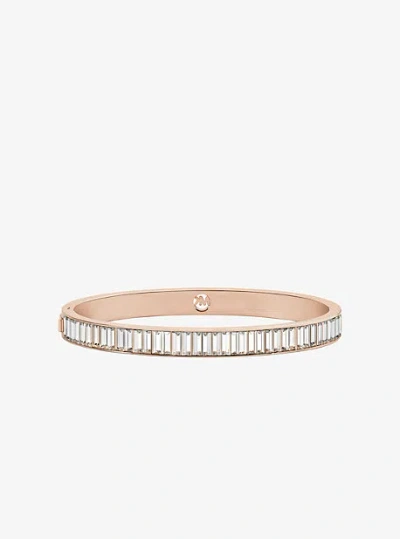 Michael Kors Cubic Zirconia Bangle In Gold