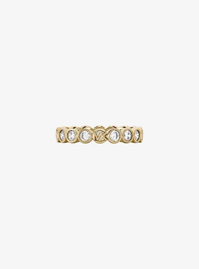 Michael Kors Cubic Zirconia Ring In Gold