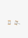 Michael Kors Cubic Zirconia Stud Earrings In Gold