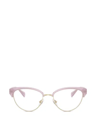 Michael Kors Curacao Browline Glasses In Pink
