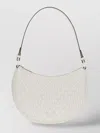Michael Kors Curved Shape Metal Hardware Shoulder Bag