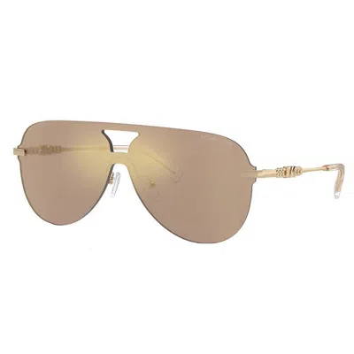 Michael Kors Cyprus Mk 1149 10145a 37mm Womens Pilot Sunglasses In Gold
