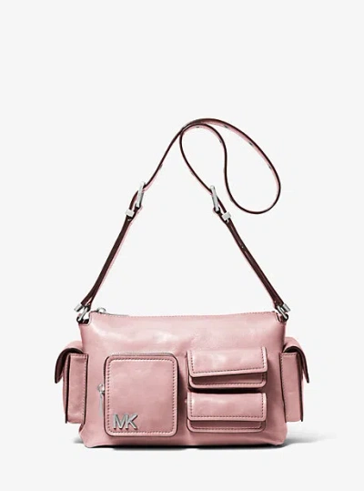 Michael Kors Dakota Medium Leather Shoulder Bag In Pink