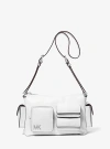 Michael Kors Dakota Medium Pocket Shoulder Bag In White
