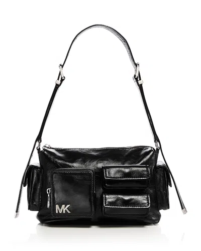 Michael Kors Dakota Medium Pocket Shoulder Bag In Black