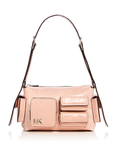 Michael Kors Dakota Medium Pocket Shoulder Bag In Smokey Rose