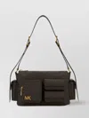Michael Kors Dakota Printed Canvas Crossbody Bag In Brown