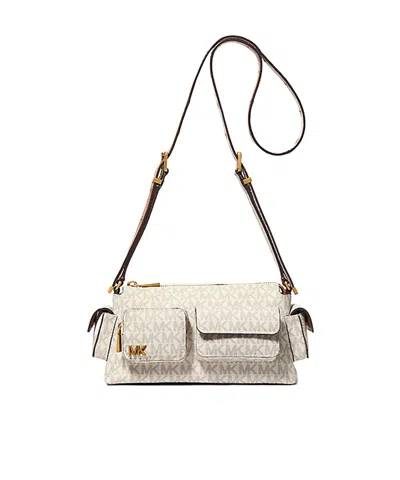 Michael Kors Dakota Small Crossbody Bag In White