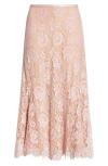 Michael Kors Dance Embroidered Crushed Skirt In Blush