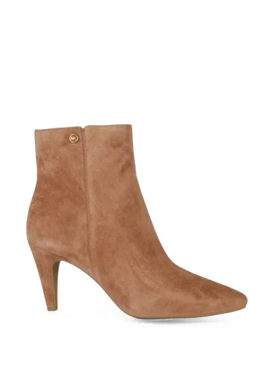 Michael Kors Daniela Heeled Bootie In Brown