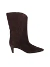 Michael Kors Daniela Suede Bootie In Brown