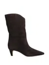 Michael Kors Daniela Suede Bootie In Brown