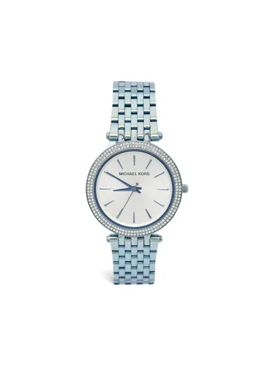 Pre-owned Michael Kors Darci 39mm In Gray