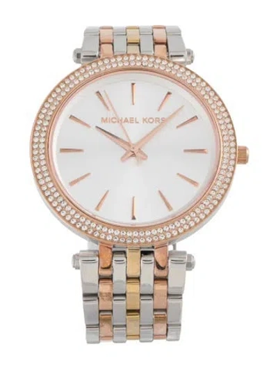Pre-owned Michael Kors Darci Watch, 39mm In Multicolor