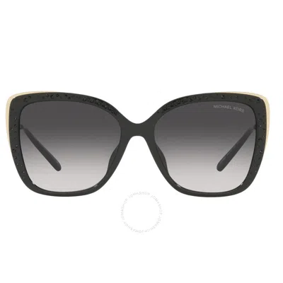 Michael Kors Dark Gray Gradient Butterfly Ladies Sunglasses Mk2161bu 31108g 56 In Grey