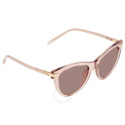 Michael Kors Dark Rose Cat Eye Ladies Sunglasses Mk2112u-382675-54 In Pink