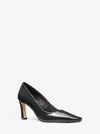 Michael Kors Darrah Crackled Patent Leather Pump In Black
