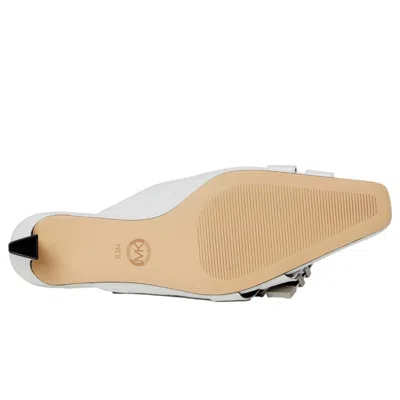 Michael Kors Darrington Kitten Mule Optical White 40r5damp3l Women's