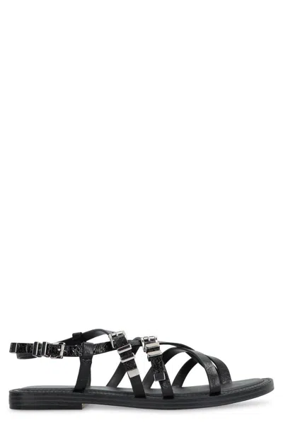 MICHAEL KORS MICHAEL KORS DARRINGTON LEATHER SANDALS