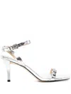 Michael Kors Darrington Sandals In Silber