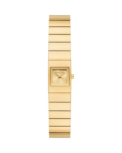 Michael Kors Darrington Two-hand Gold-tone Stainless Steel Watch, 14mm X 14mm
