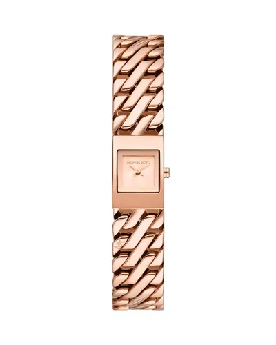 Michael Kors Darrington Watch, 14mm X 14mm In Rose Gold/rose Gold