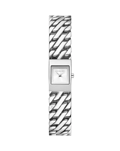 Michael Kors Darrington Watch, 14mm X 14mm In White/silver