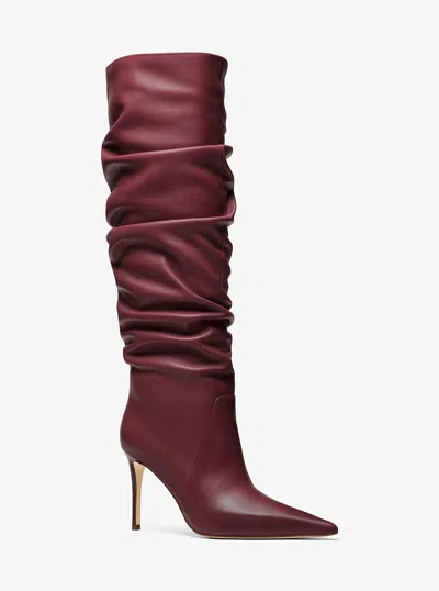 MICHAEL KORS DAWN LEATHER BOOT