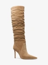 Michael Kors Dawn Suede Boot In Brown
