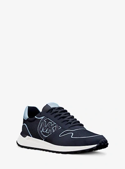 Michael Kors Dax Mixed-media Trainer