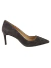 Michael Kors 80mm Alina Flex Suede Pumps In Brown