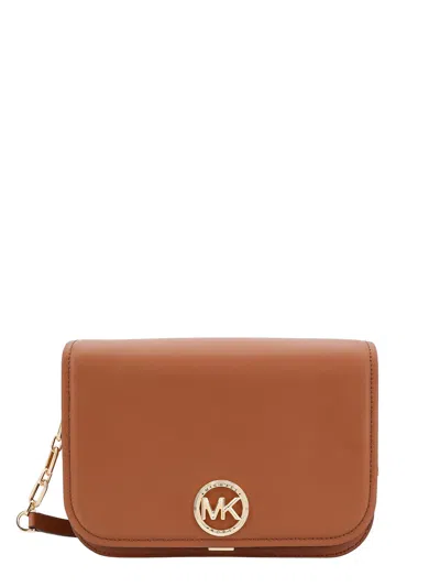 Michael Kors Delancey Shoulder Bag In Brown